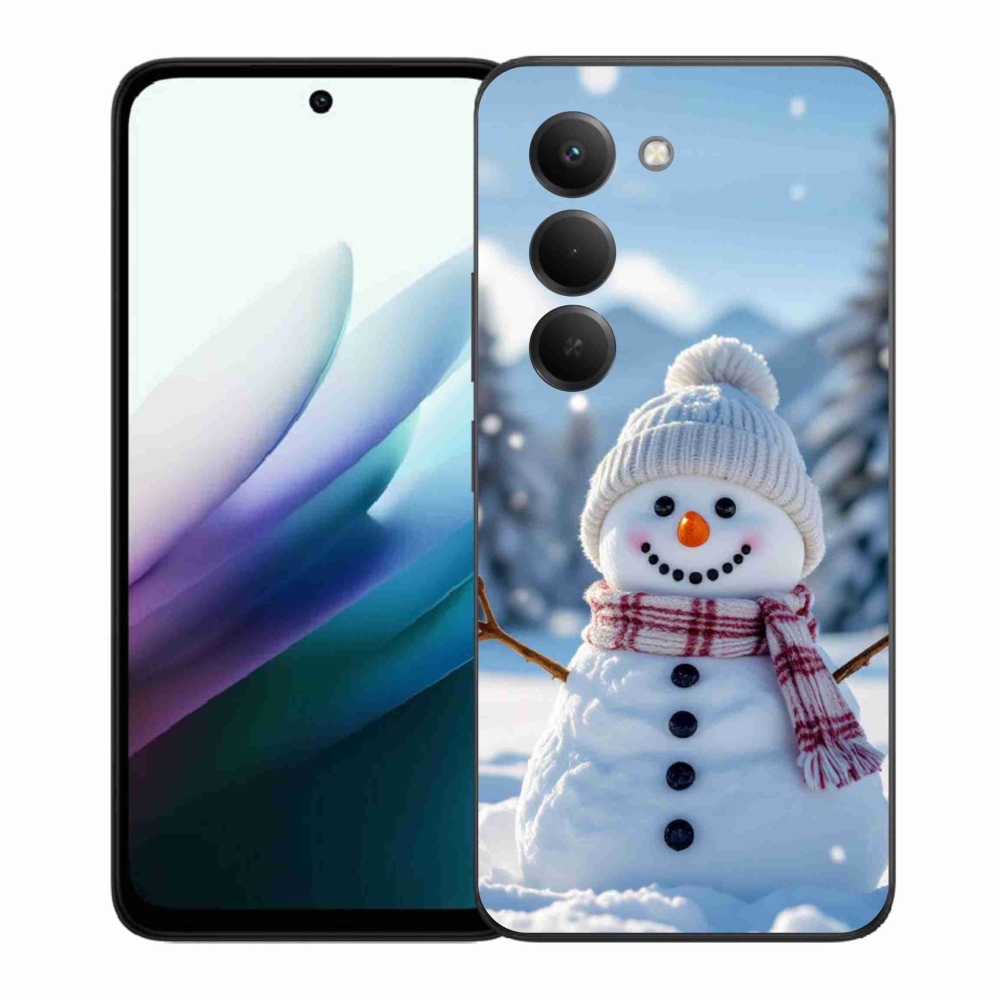 Gélový kryt mmCase na Xiaomi Redmi 15 4G/5G 171mm - snehuliak 3