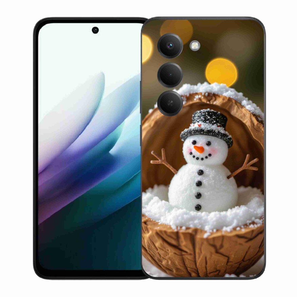 Gélový kryt mmCase na Xiaomi Redmi 15 4G/5G 171mm - snehuliak 4