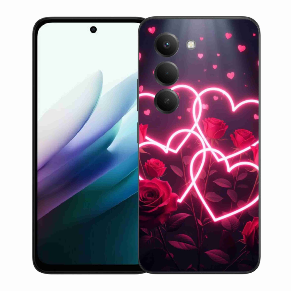 Gélový kryt mmCase na Xiaomi Redmi 15 4G/5G 171mm - srdce lásky