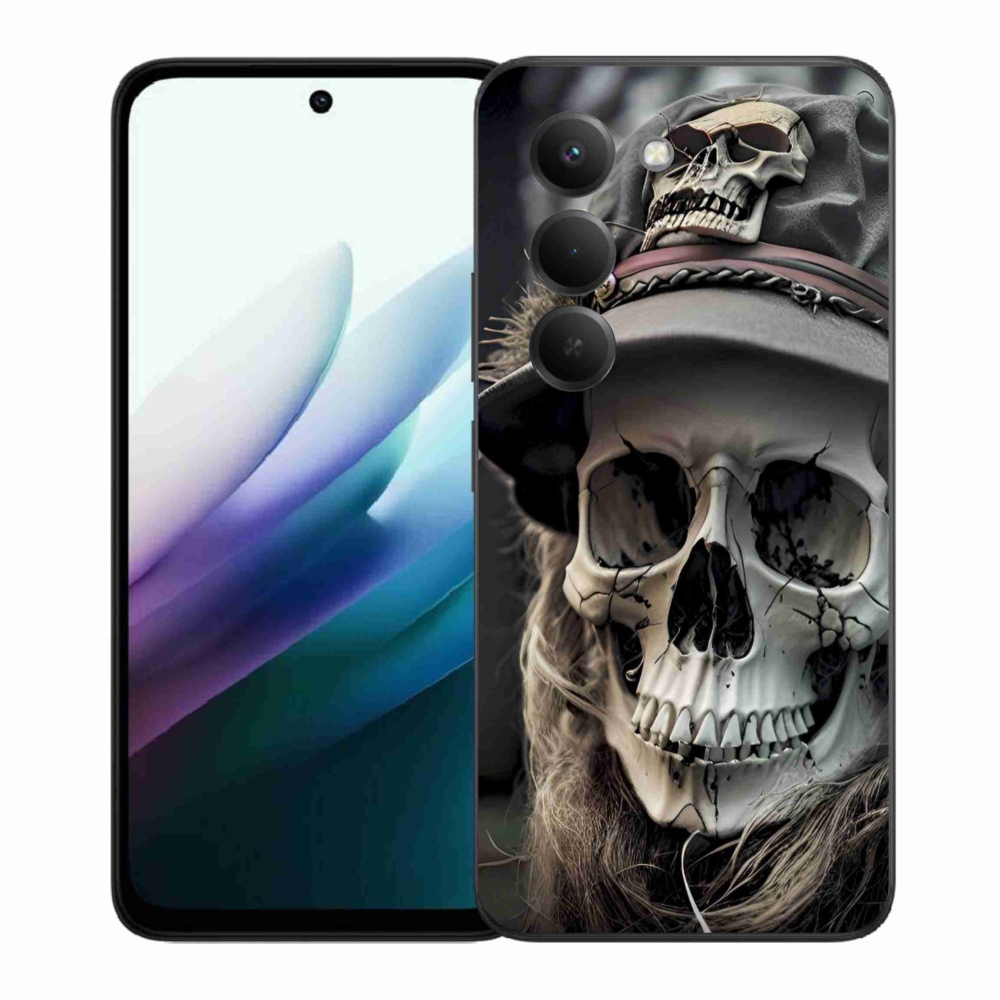 Gélový kryt mmCase na Xiaomi Redmi 15 4G/5G 171mm - temná lebka