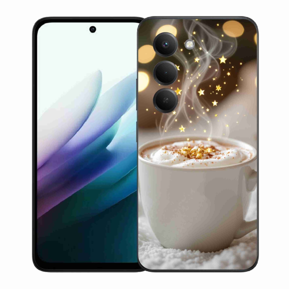 Gélový kryt mmCase na Xiaomi Redmi 15 4G/5G 171mm - vianočný horúci nápoj