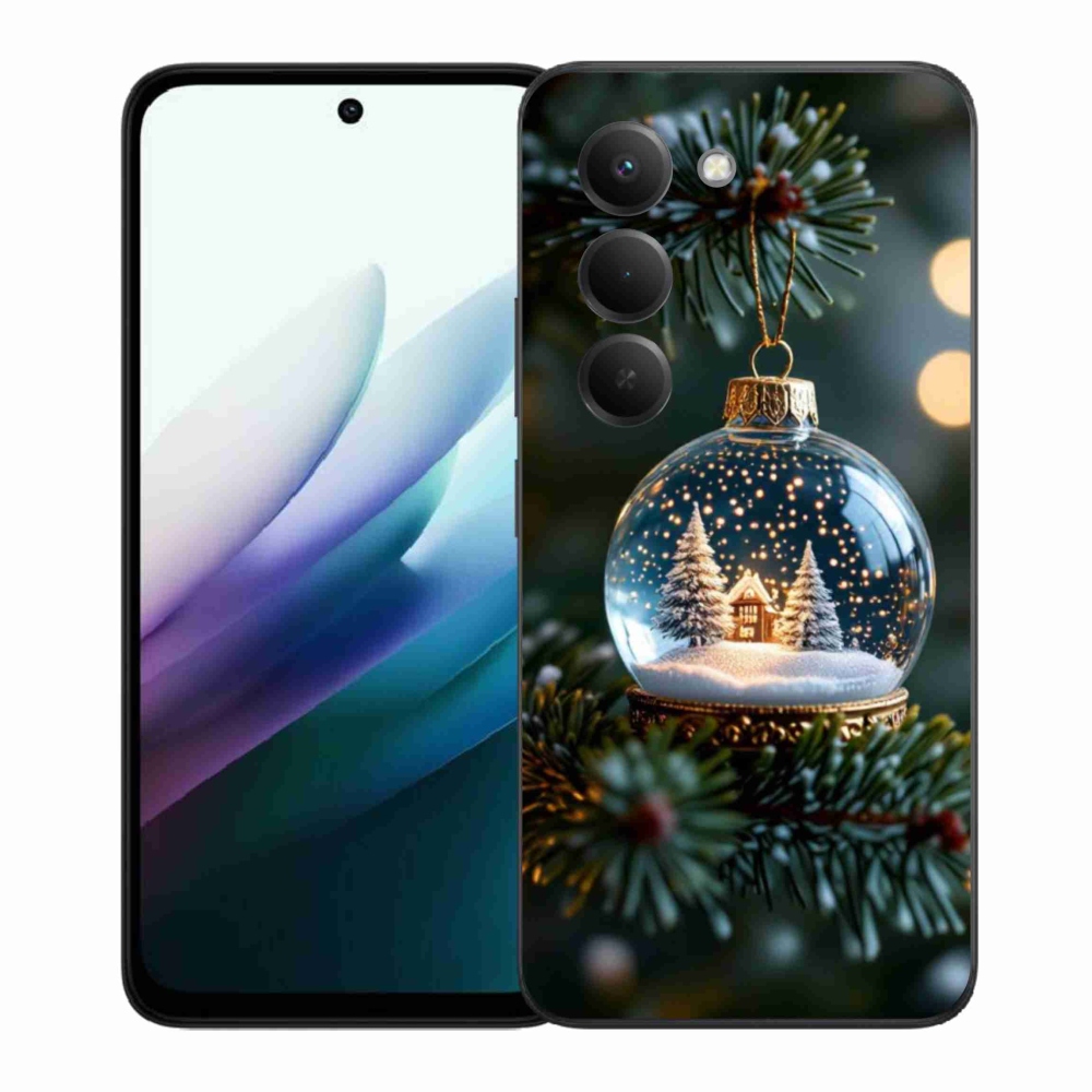 Gélový kryt mmCase na Xiaomi Redmi 15 4G/5G 171mm - vianočné gule 2