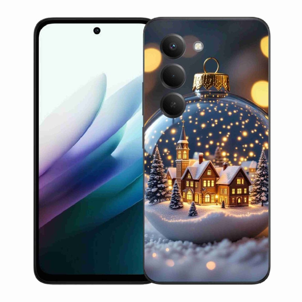 Gélový kryt mmCase na Xiaomi Redmi 15 4G/5G 171mm - vianočné gule 4