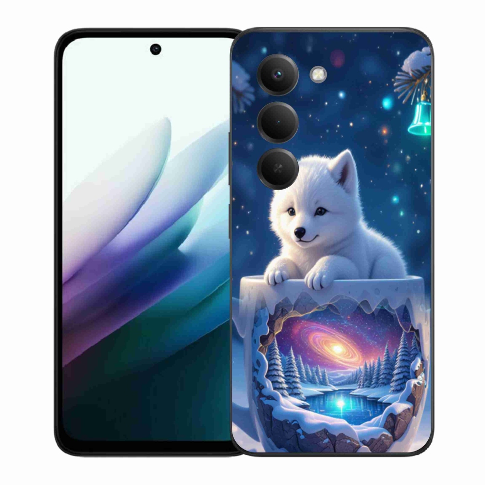 Gélový kryt mmCase na Xiaomi Redmi 15 4G/5G 171mm - vianočné šteňa