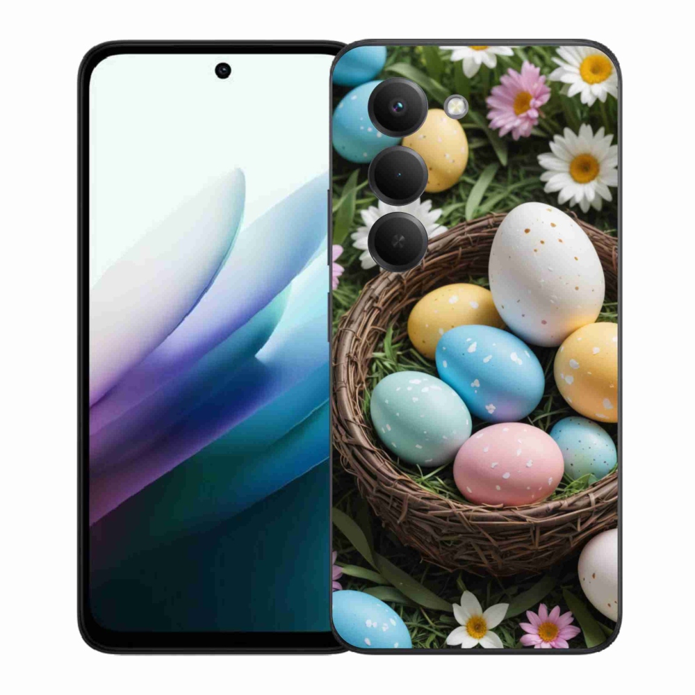 Gélový kryt mmCase na Xiaomi Redmi 15 4G/5G 171mm - veľkonočné vajíčka 2