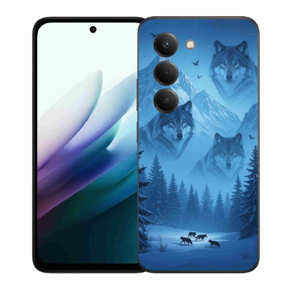 Gélový kryt mmCase na Xiaomi Redmi 15 4G/5G 171mm - vlčia svorka