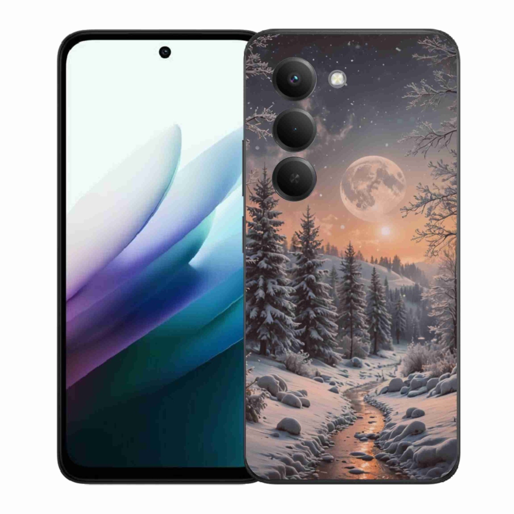 Gélový kryt mmCase na Xiaomi Redmi 15 4G/5G 171mm - zimná krajina 2