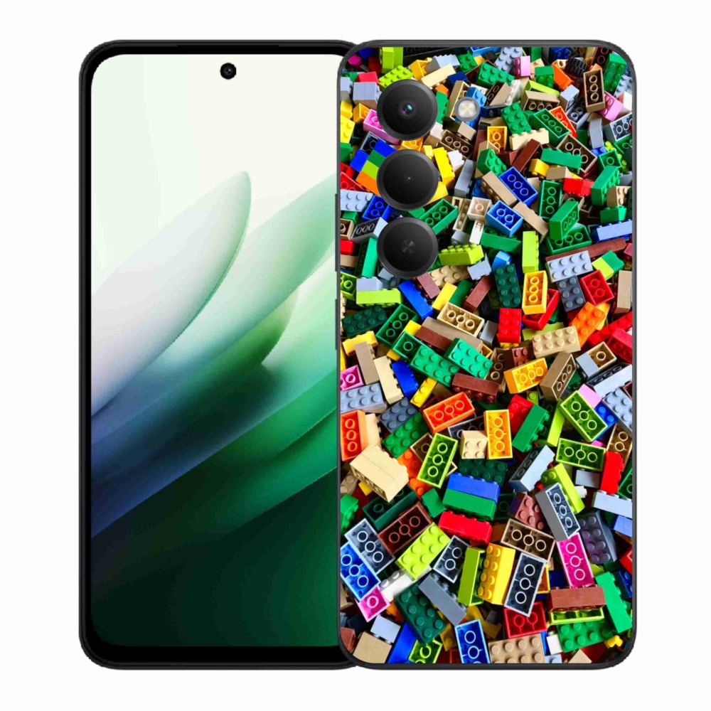 Gélový kryt mmCase na Xiaomi Redmi 15 5G (169mm) - farebné stavebné kocky