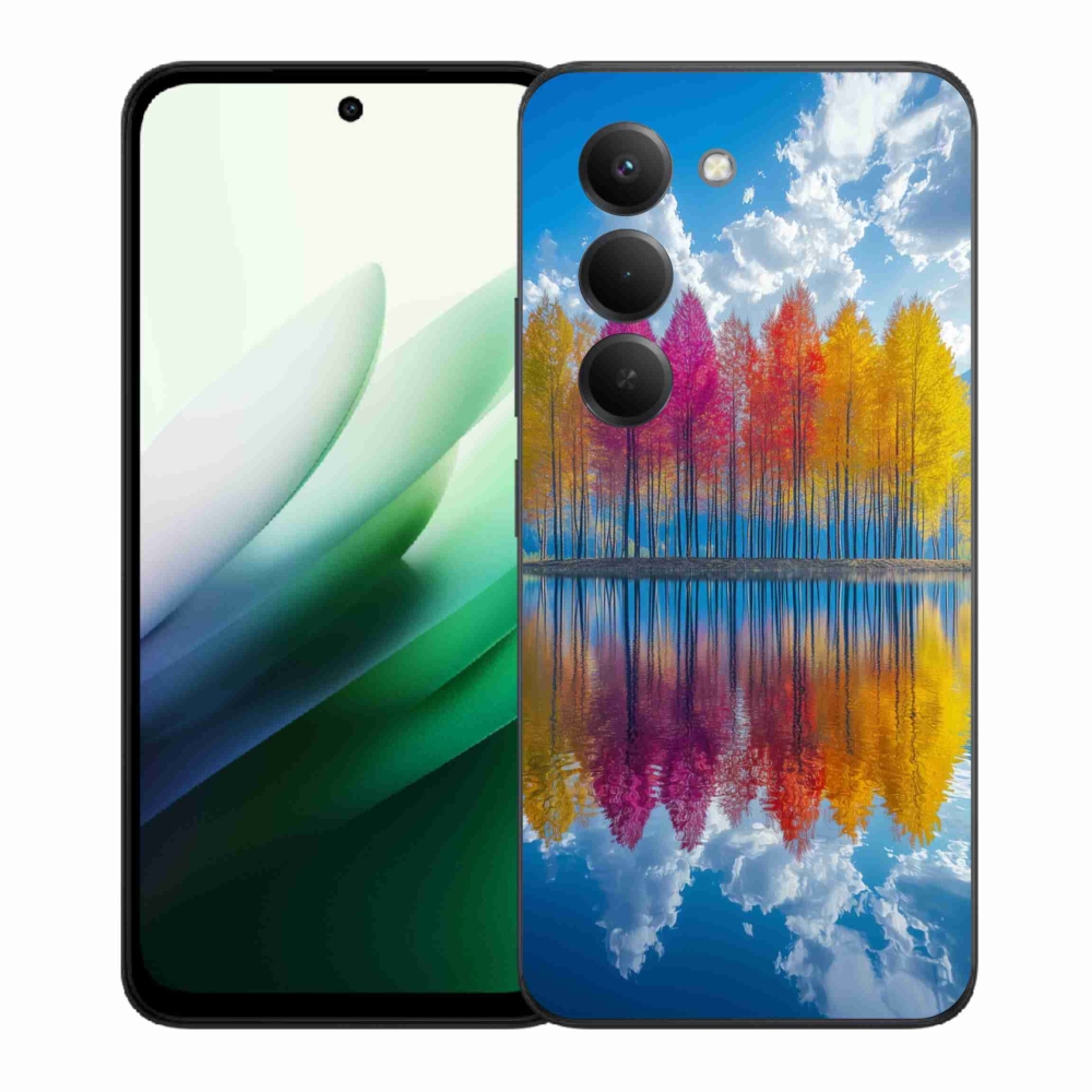 Gélový kryt mmCase na Xiaomi Redmi 15 5G (169mm) - farebné stromy