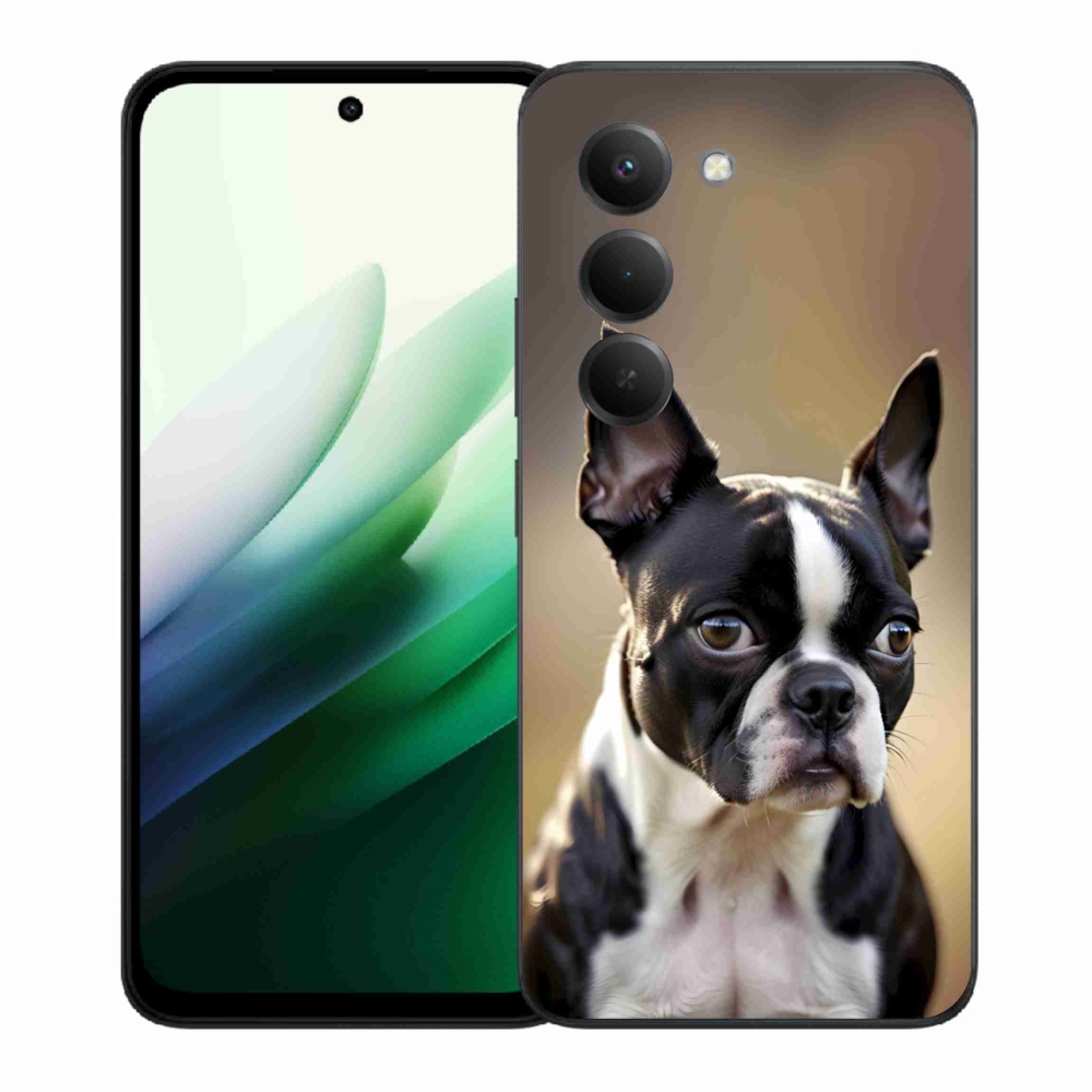 Gélový kryt mmCase na Xiaomi Redmi 15 5G 169mm - bostonský teriér