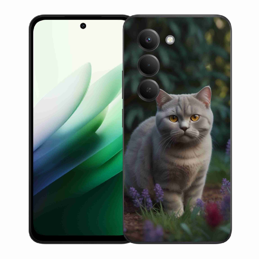 Gélový kryt mmCase na Xiaomi Redmi 15 5G (169mm) - britská mačka