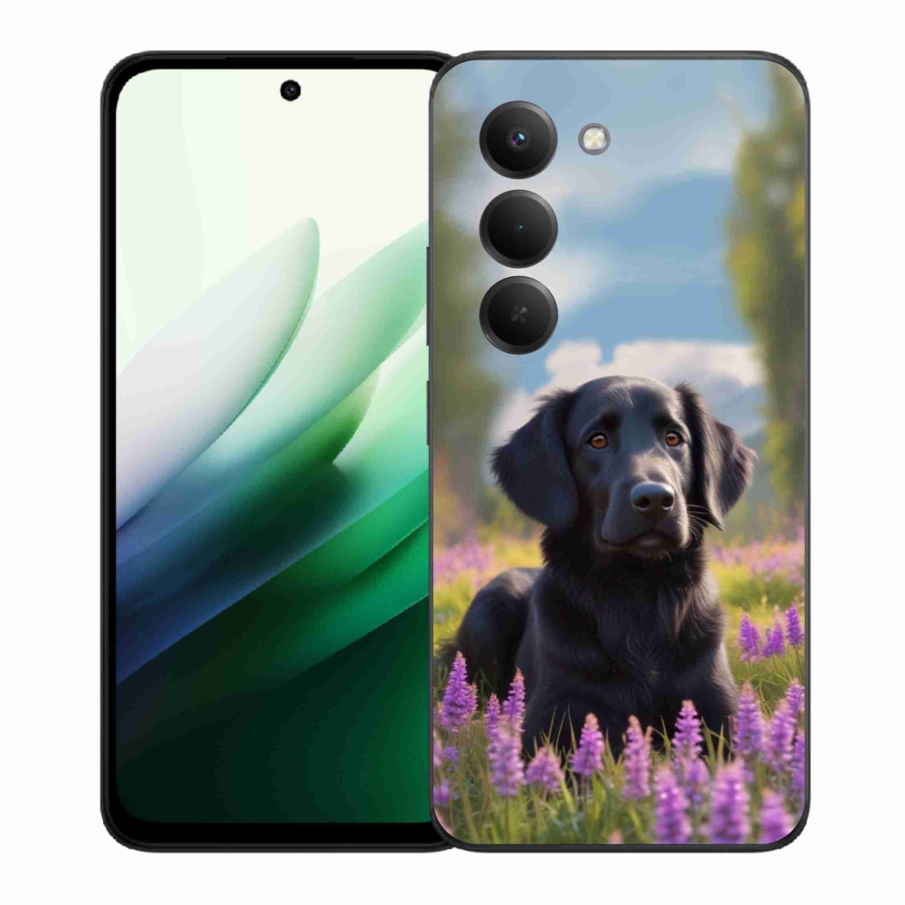 Gélový kryt mmCase na Xiaomi Redmi 15 5G 169mm - elegantný čierny retriever