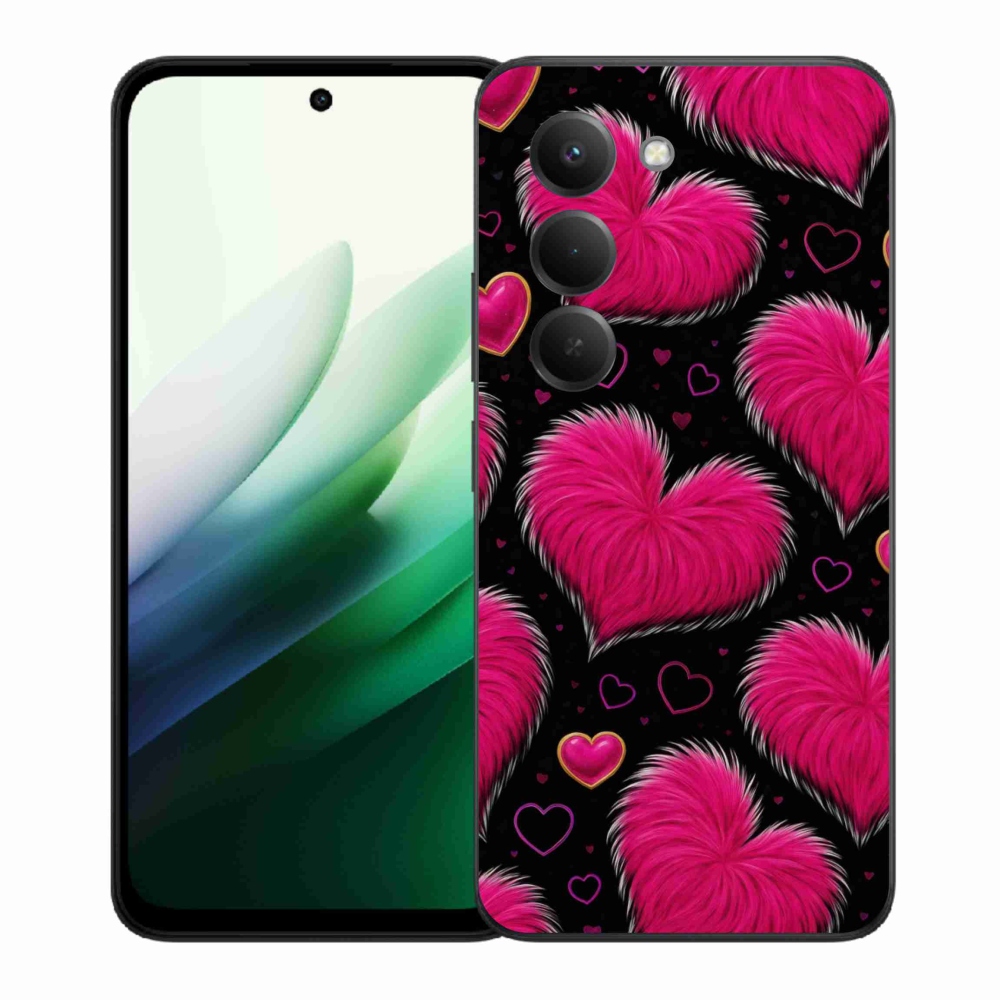 Gélový kryt mmCase na Xiaomi Redmi 15 5G (169mm) - hebké srdce