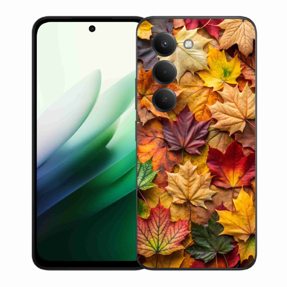 Gélový kryt mmCase na Xiaomi Redmi 15 5G (169mm) - javorové listy 2