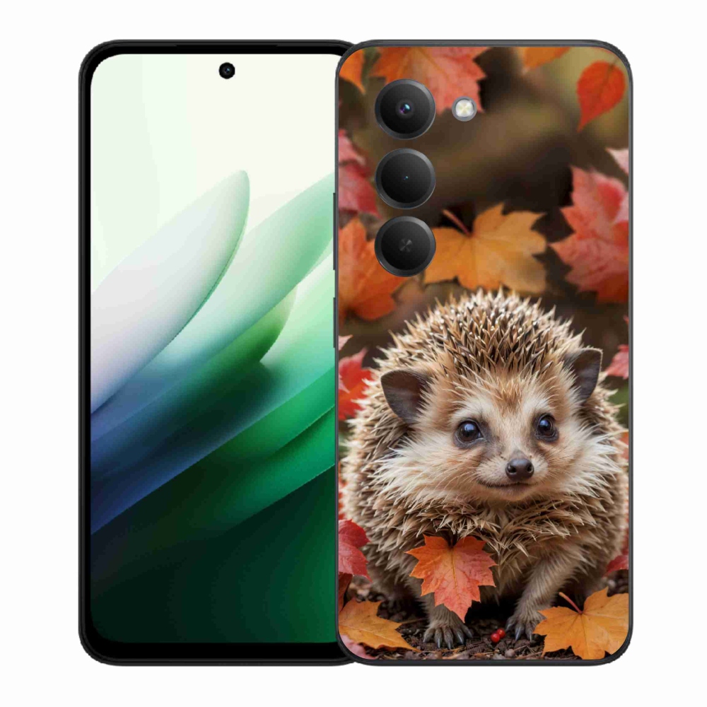 Gélový kryt mmCase na Xiaomi Redmi 15 5G 169mm - ježko v lístia