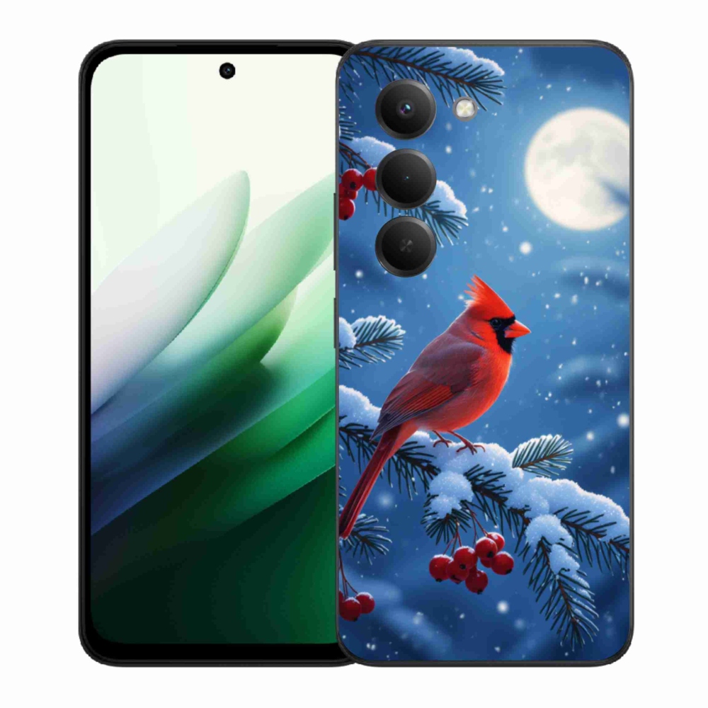 Gélový kryt mmCase na Xiaomi Redmi 15 5G 169mm - kardinál červený