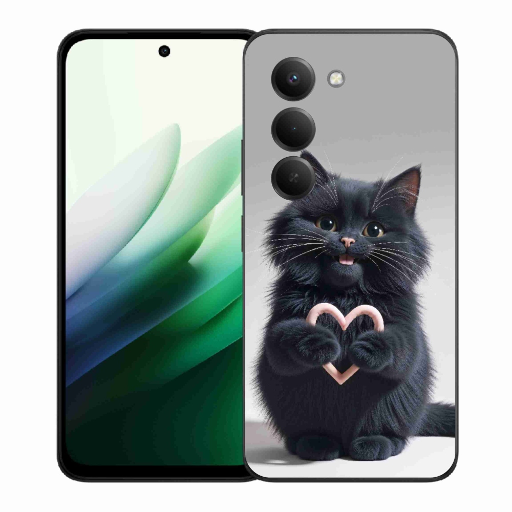 Gélový kryt mmCase na Xiaomi Redmi 15 5G 169mm - mačacia láska 3