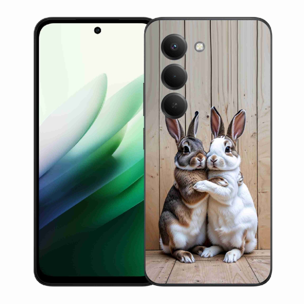 Gélový kryt mmCase na Xiaomi Redmi 15 5G 169mm - králičie pár