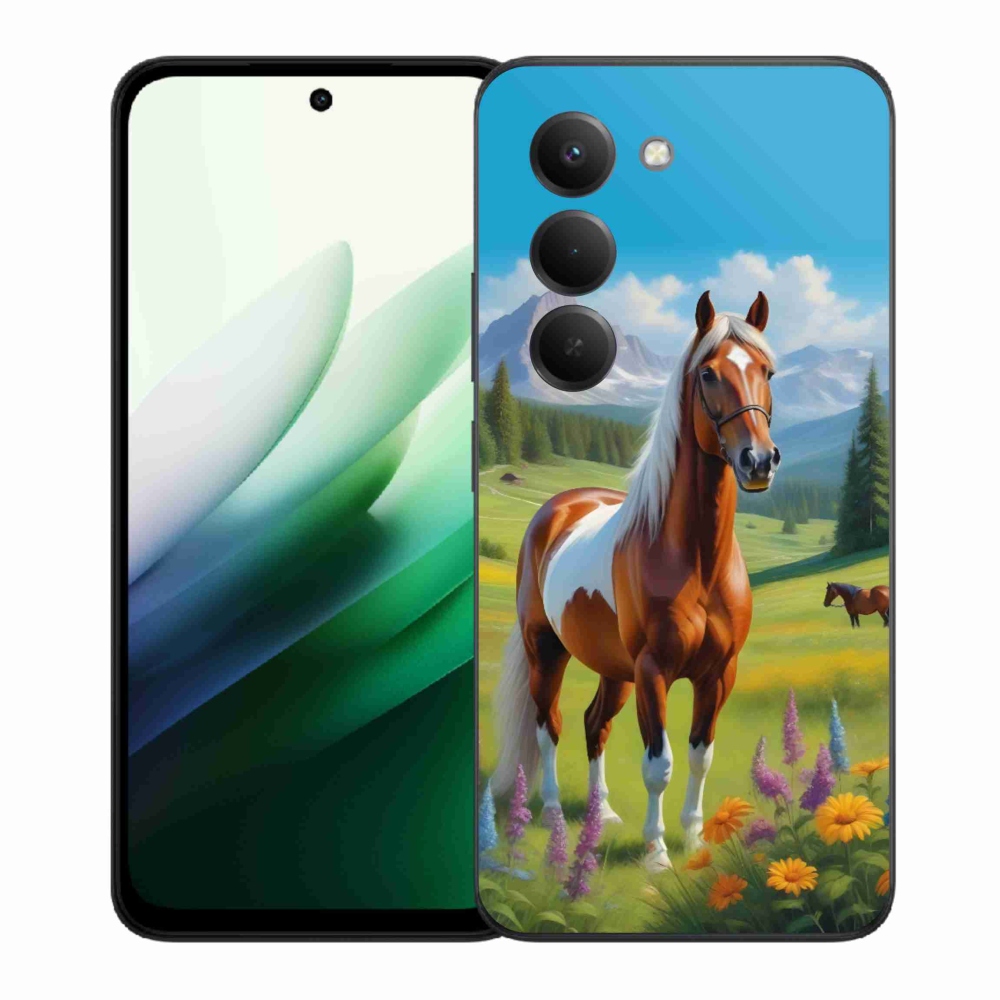 Gélový kryt mmCase na Xiaomi Redmi 15 5G 169mm - kôň na lúke