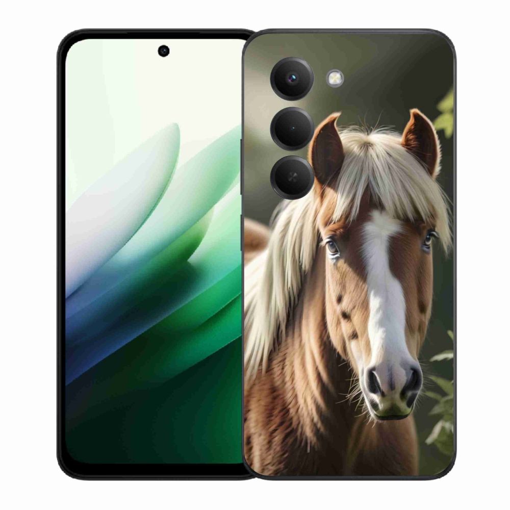Gélový kryt mmCase na Xiaomi Redmi 15 5G 169mm - kôň so svetlou hrivou