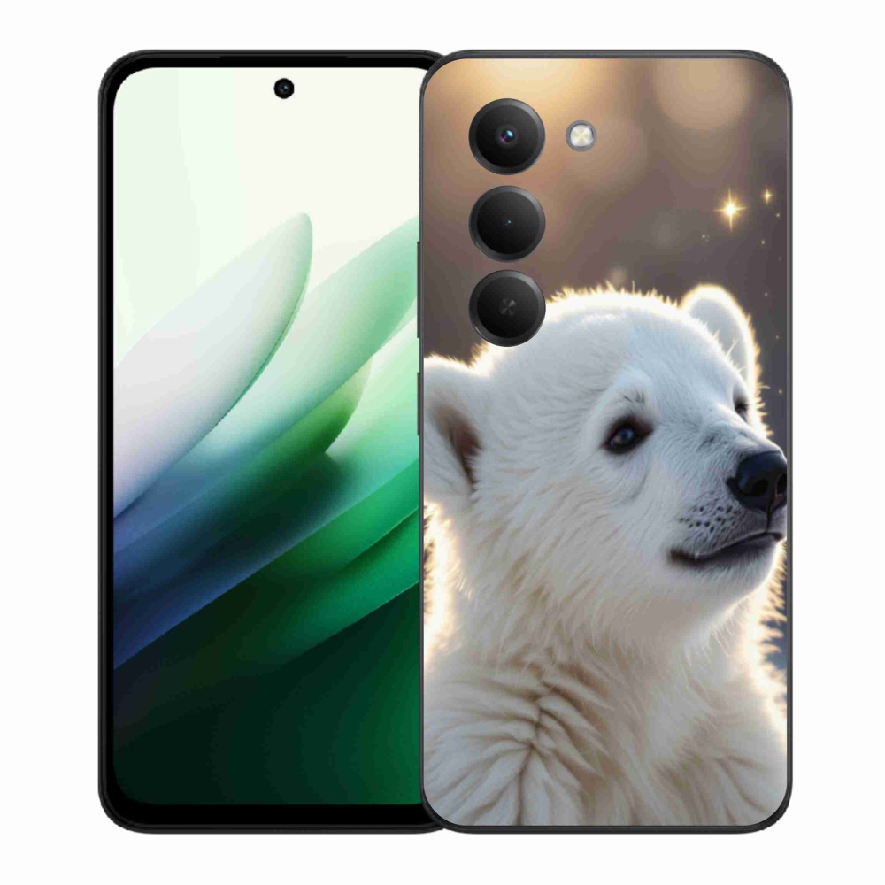 Gélový kryt mmCase na Xiaomi Redmi 15 5G (169mm) - ľadový medveď