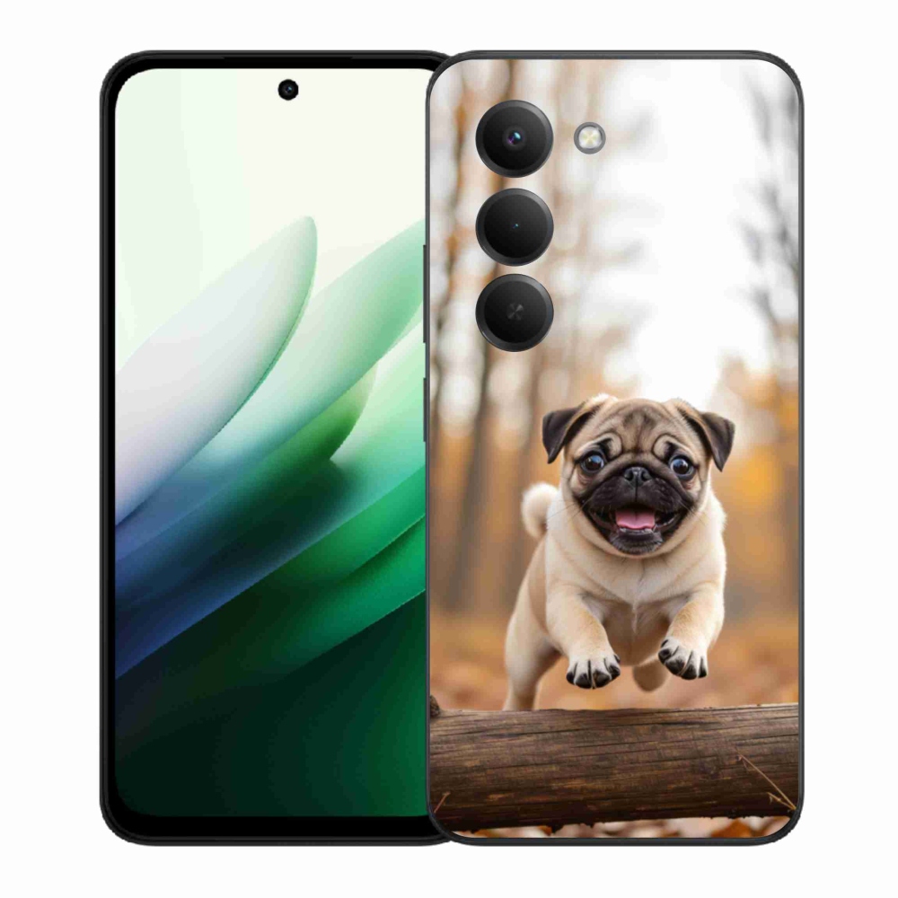 Gélový kryt mmCase na Xiaomi Redmi 15 5G (169mm) - mops 2