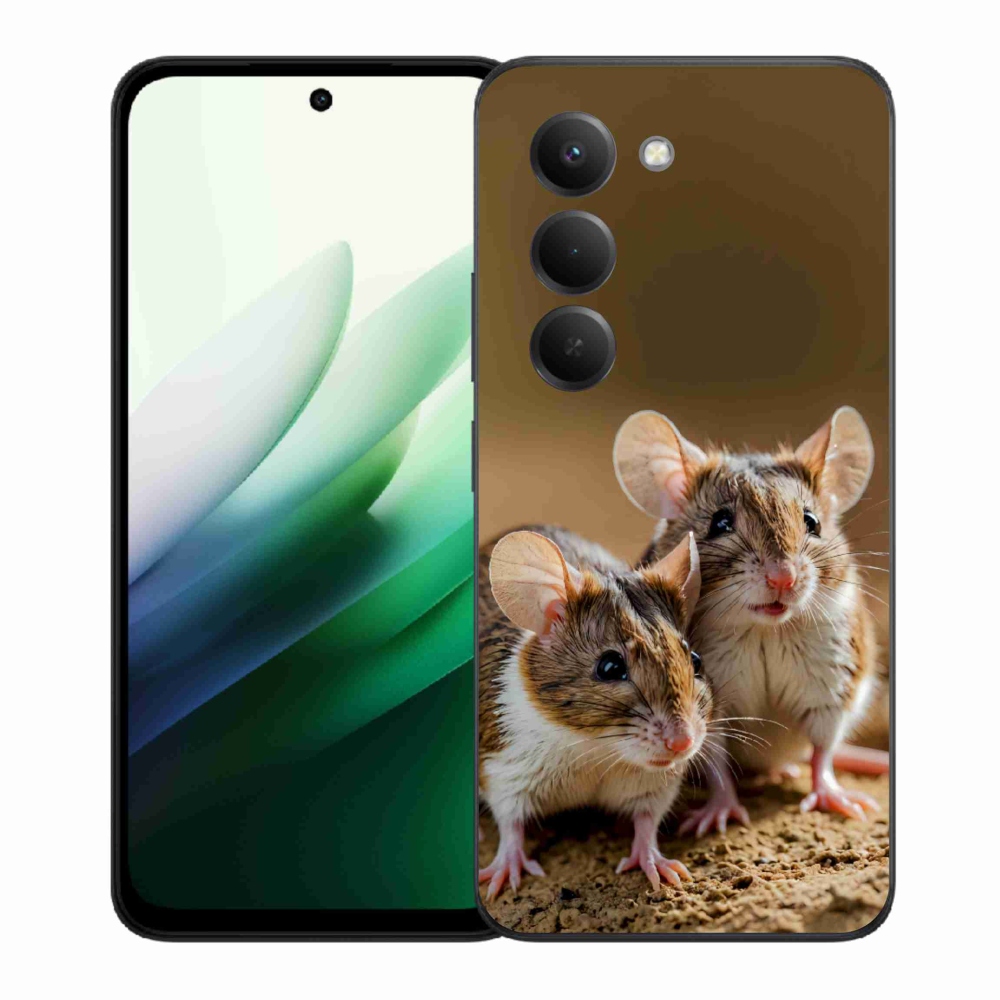 Gélový kryt mmCase na Xiaomi Redmi 15 5G 169mm - myší duo