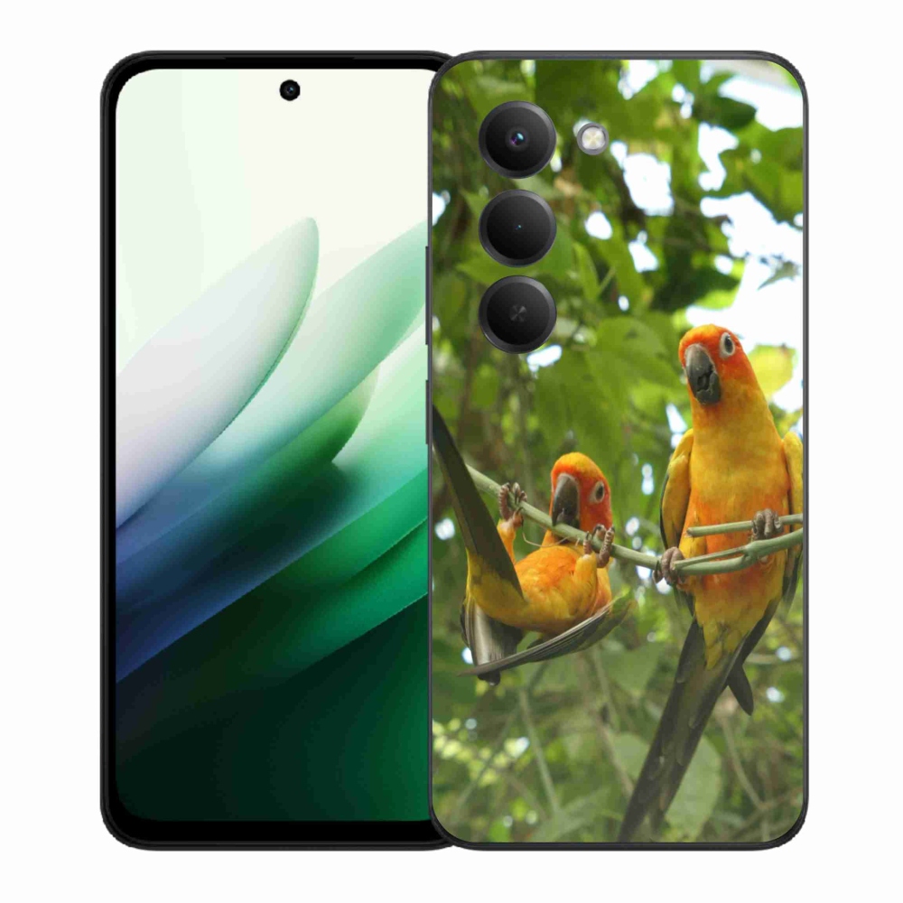 Gélový kryt mmCase na Xiaomi Redmi 15 5G (169mm) - papagáje aratingy