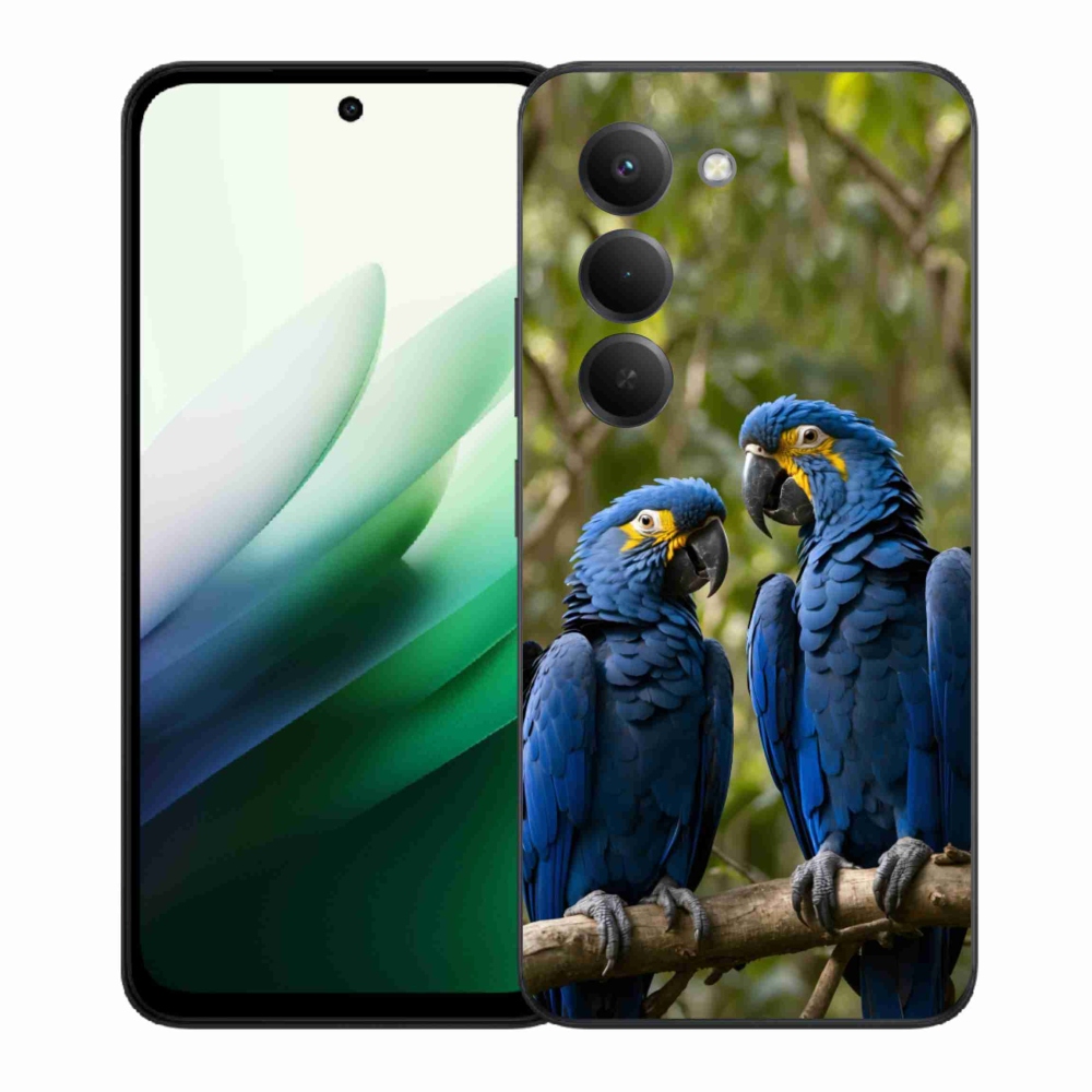 Gélový kryt mmCase na Xiaomi Redmi 15 5G 169mm - papagájové duo