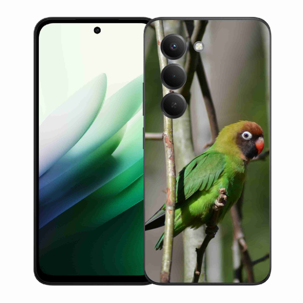 Gélový kryt mmCase na Xiaomi Redmi 15 5G (169mm) - papagáj agapornis