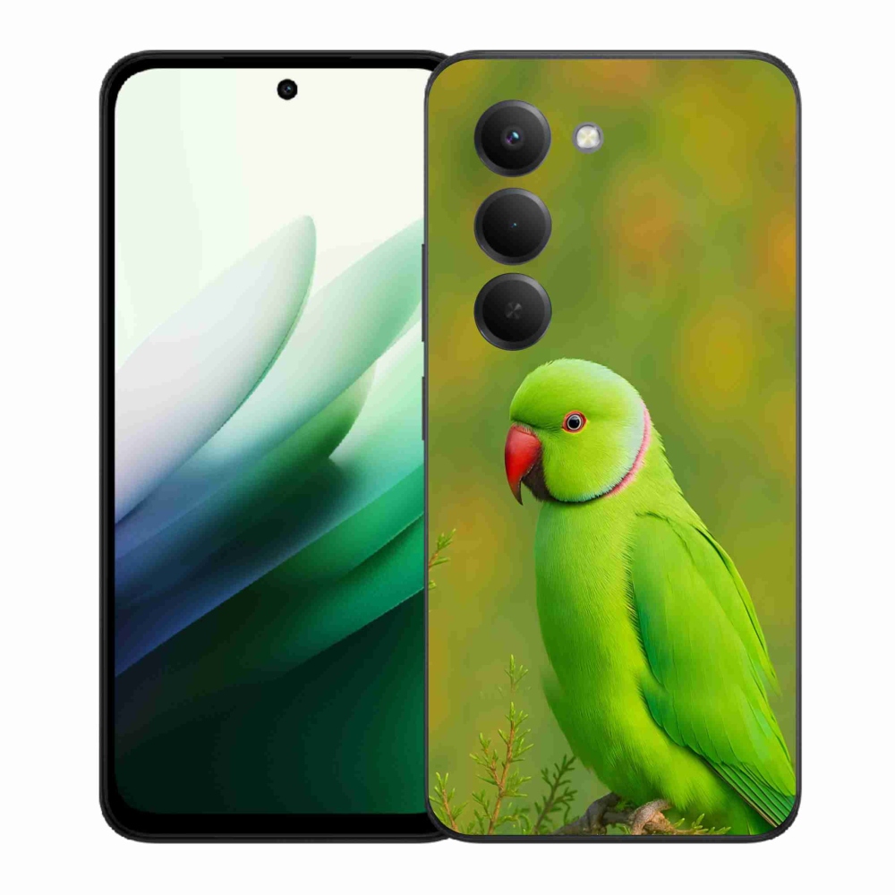 Gélový kryt mmCase na Xiaomi Redmi 15 5G (169mm) - papagáj alexander 2