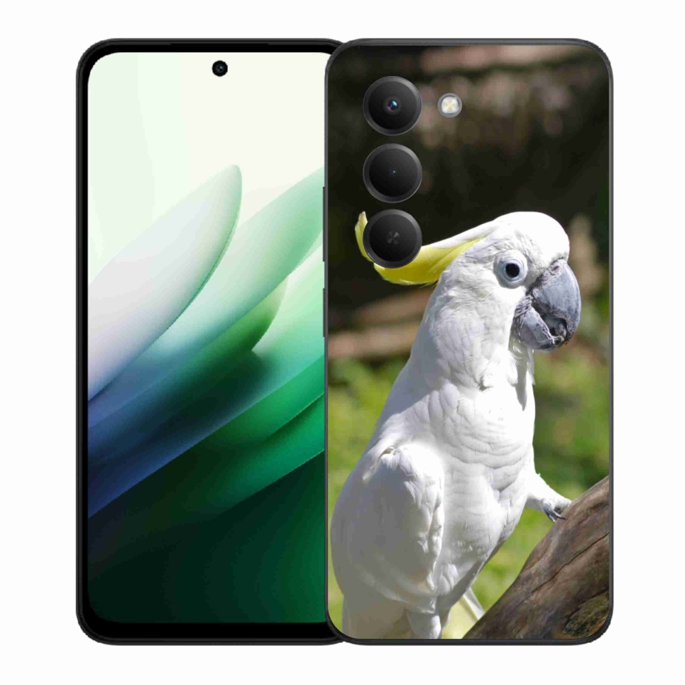 Gélový kryt mmCase na Xiaomi Redmi 15 5G (169mm) - papagáj kakadu 2