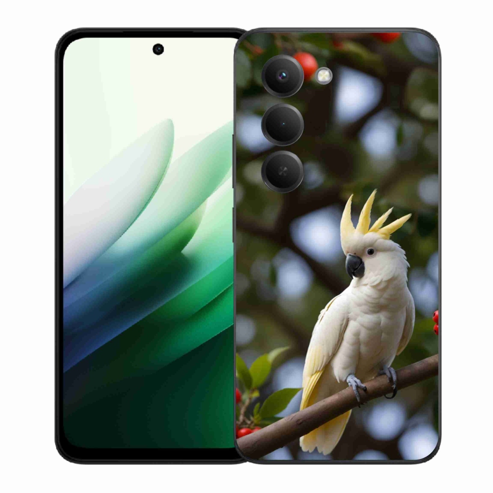 Gélový kryt mmCase na Xiaomi Redmi 15 5G 169mm - papagáj kakadu 3