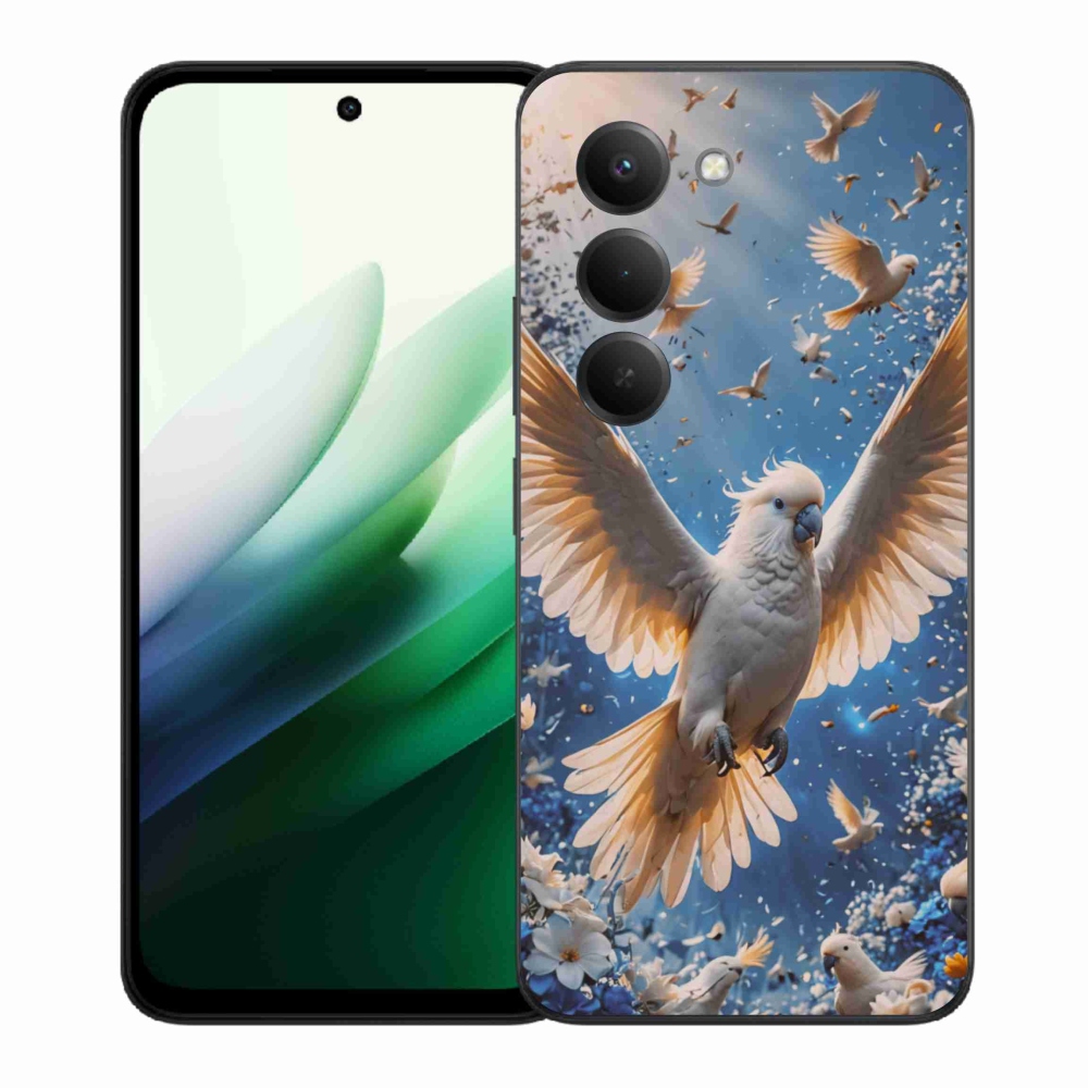 Gélový kryt mmCase na Xiaomi Redmi 15 5G (169mm) - papagáj kakadu