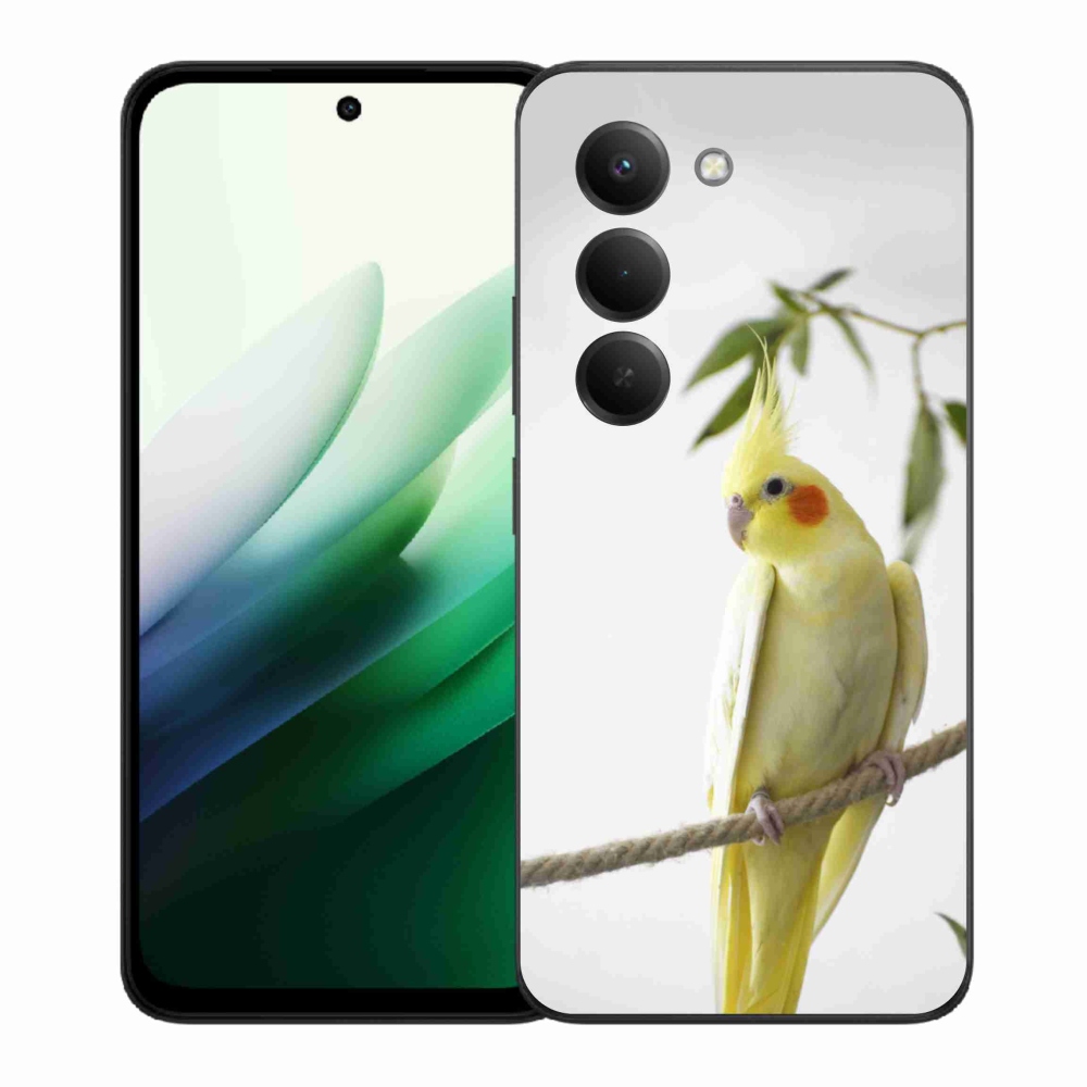 Gélový kryt mmCase na Xiaomi Redmi 15 5G 169mm - papagáj korela chocholatá