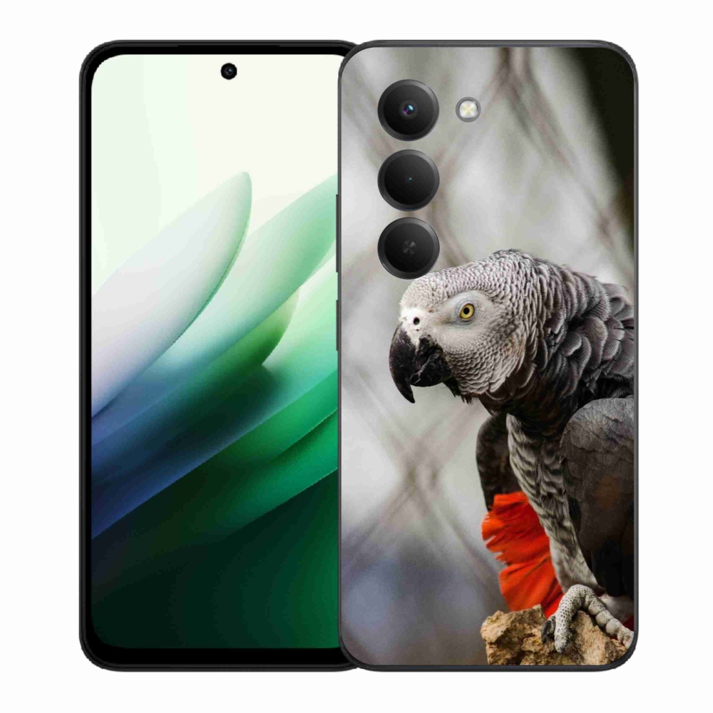 Gélový kryt mmCase na Xiaomi Redmi 15 5G 169mm - papagáj žako 3