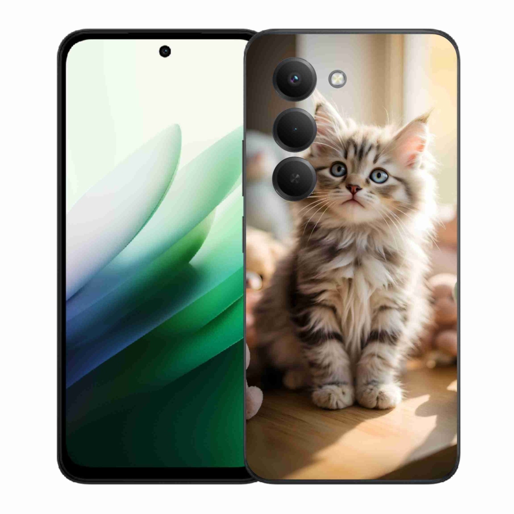 Gélový kryt mmCase na Xiaomi Redmi 15 5G 169mm - roztomilé mačiatko 10