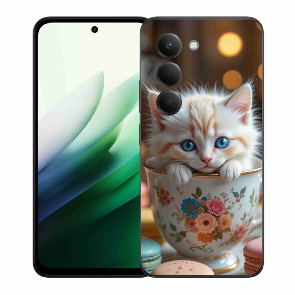 Gélový kryt mmCase na Xiaomi Redmi 15 5G (169mm) - roztomilé mačiatko 6