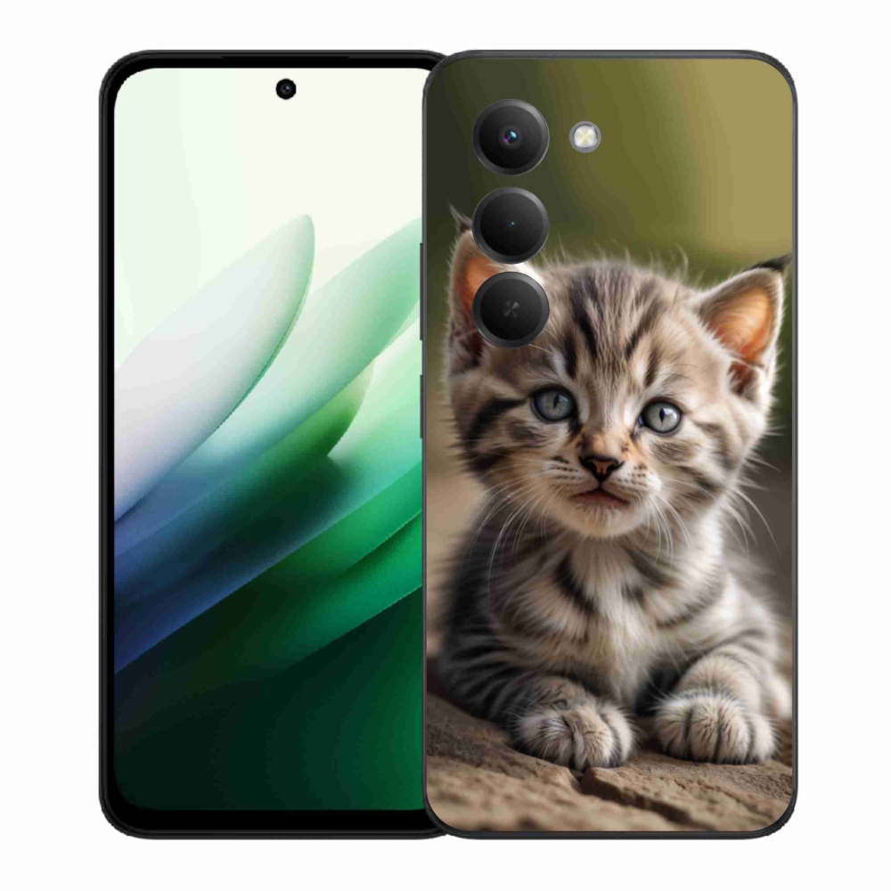 Gélový kryt mmCase na Xiaomi Redmi 15 5G (169mm) - roztomilé mačiatko 9