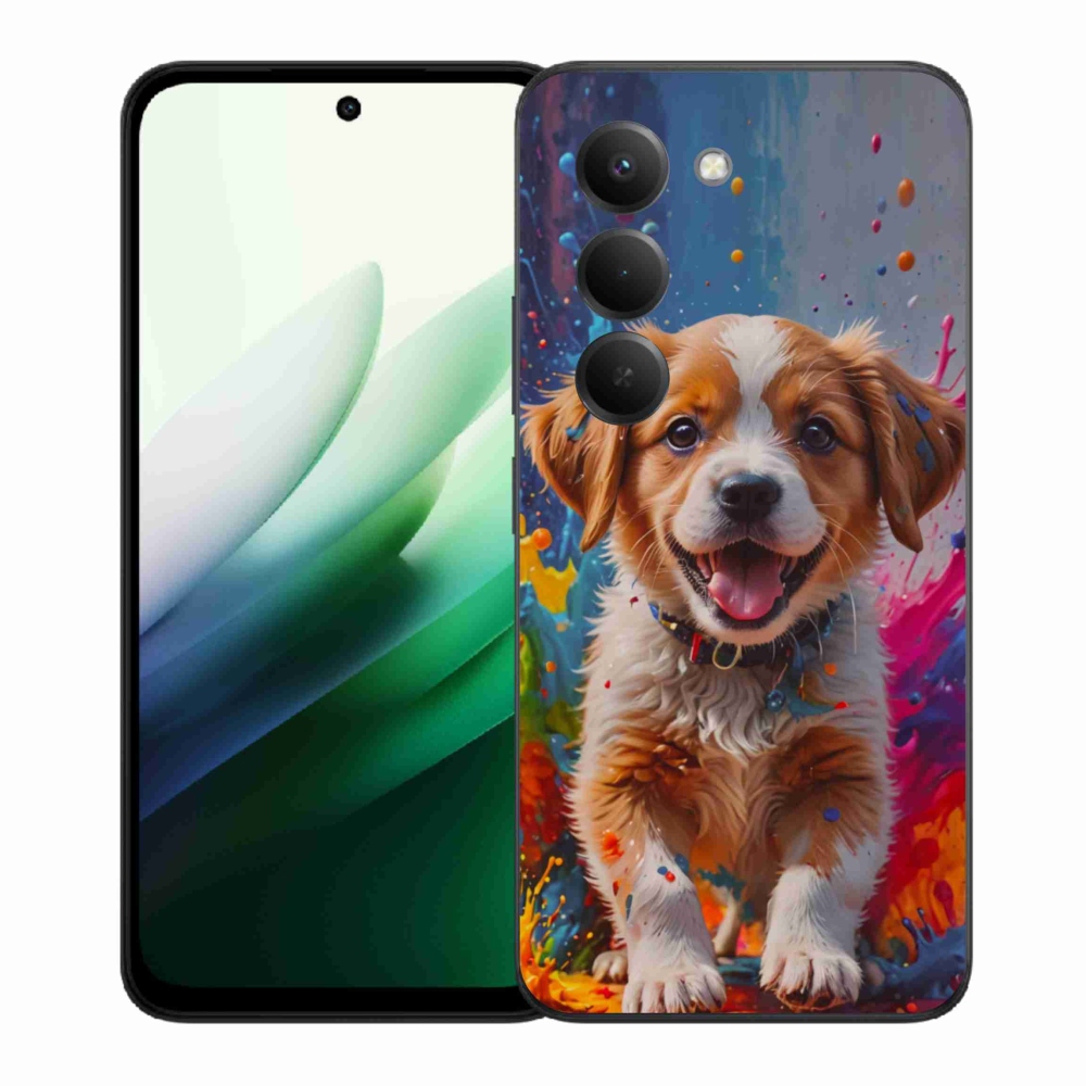 Gélový kryt mmCase na Xiaomi Redmi 15 5G (169mm) - roztomilé šteňa 3