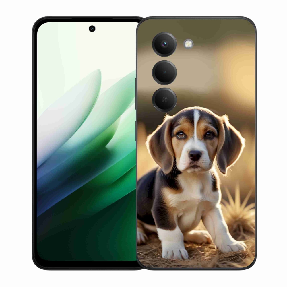 Gélový kryt mmCase na Xiaomi Redmi 15 5G 169mm - roztomilý bígl