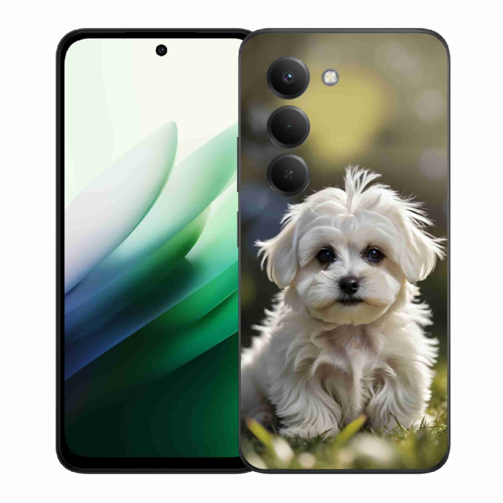 Gélový kryt mmCase na Xiaomi Redmi 15 5G 169mm - roztomilý maltézsky psík