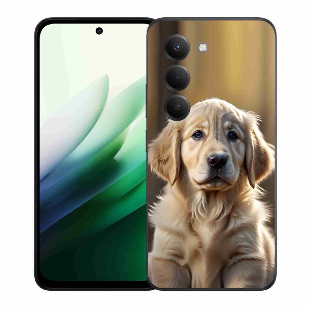 Gélový kryt mmCase na Xiaomi Redmi 15 5G 169mm - roztomilý zlatý retriever