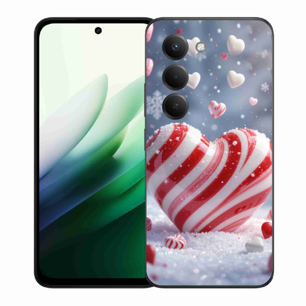 Gélový kryt mmCase na Xiaomi Redmi 15 5G (169mm) - sladké srdce