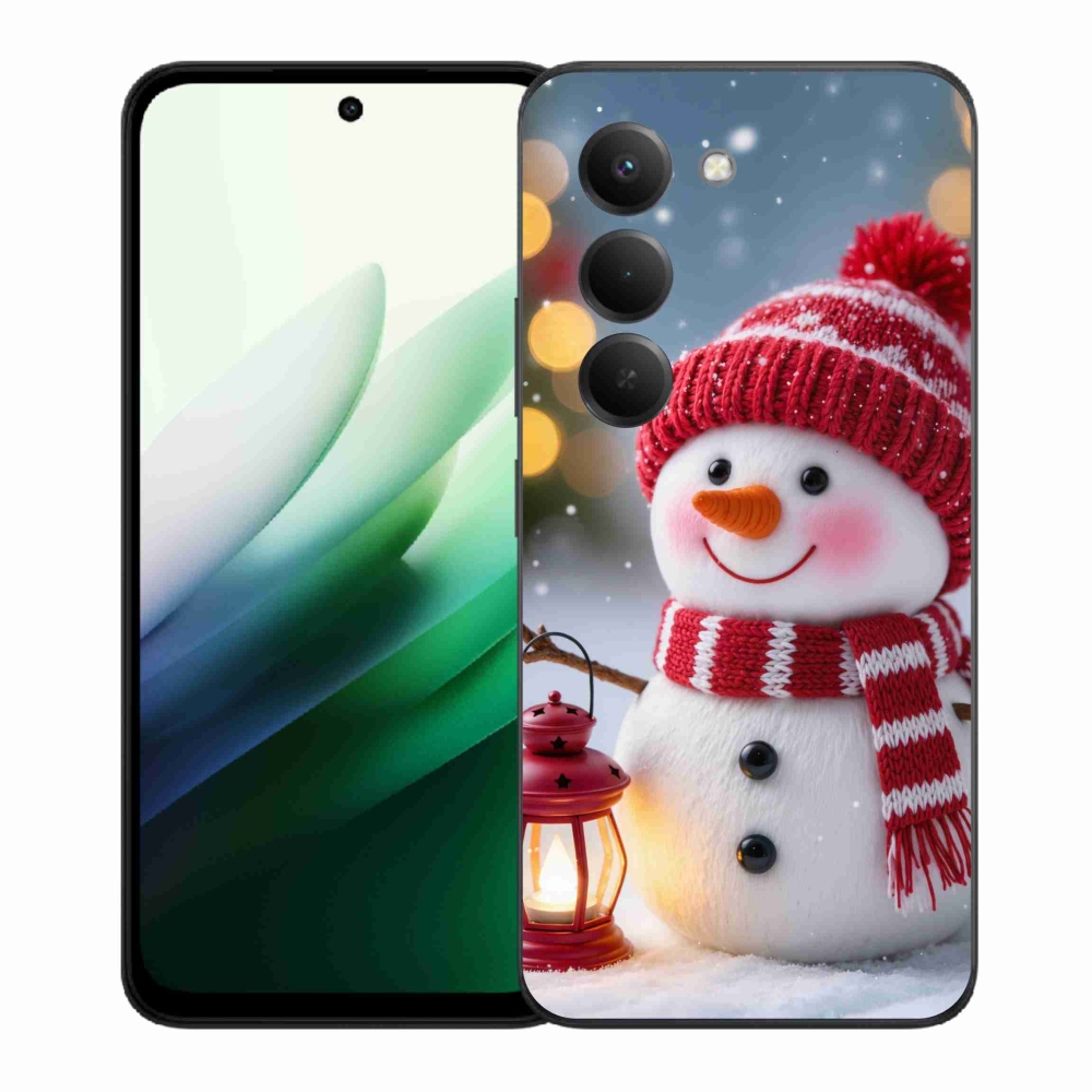 Gélový kryt mmCase na Xiaomi Redmi 15 5G (169mm) - snehuliak 2