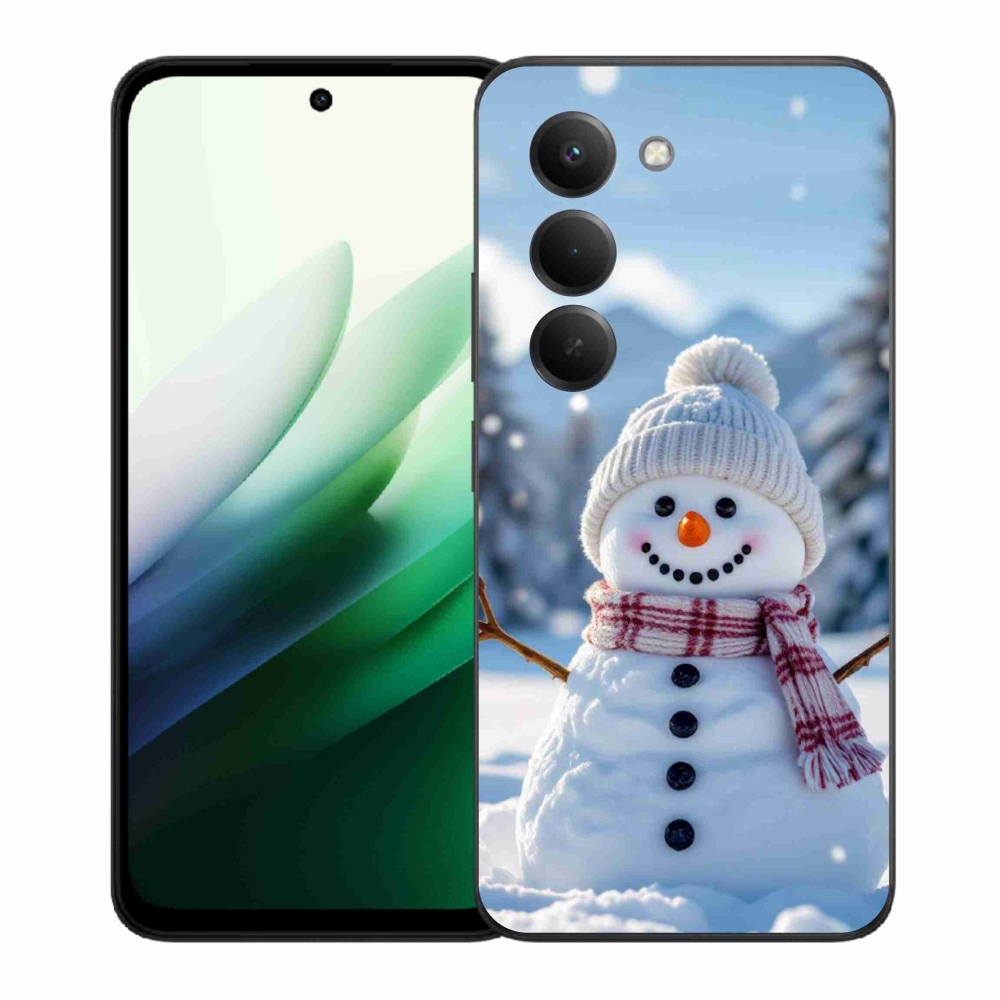 Gélový kryt mmCase na Xiaomi Redmi 15 5G (169mm) - snehuliak 3