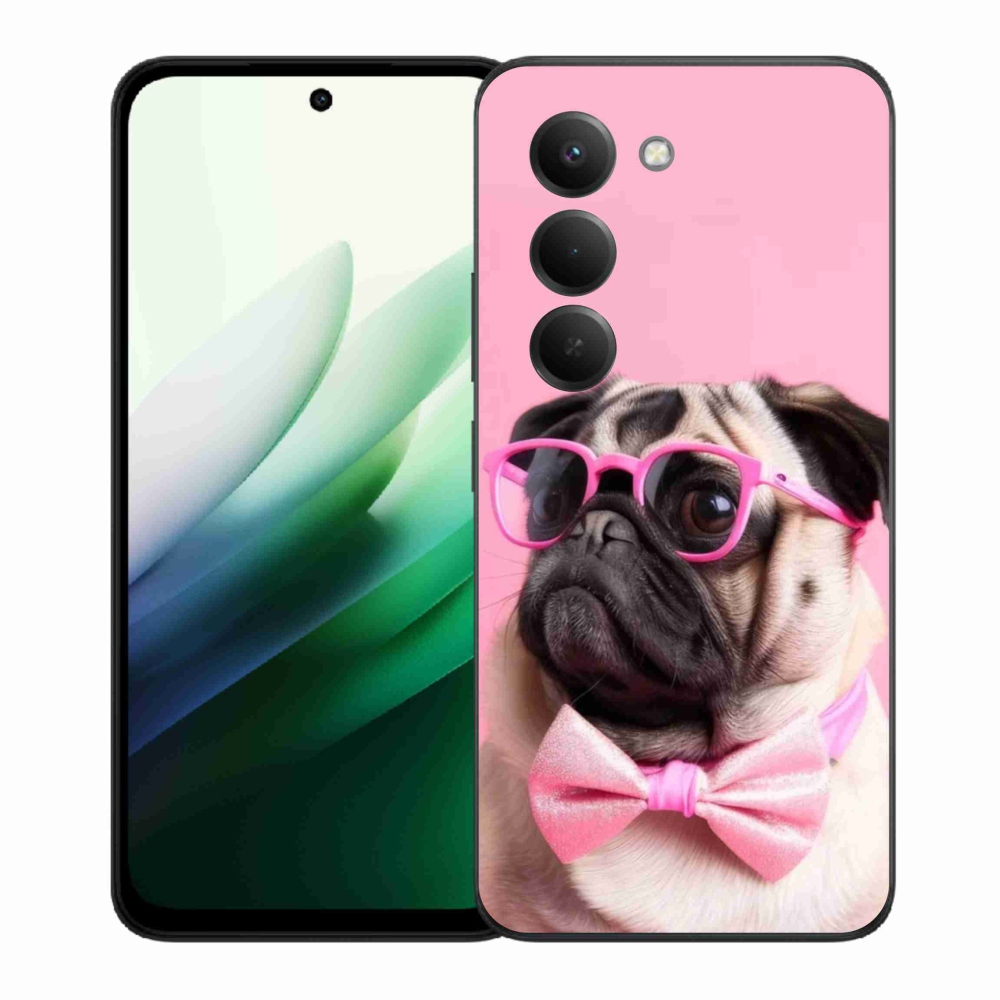 Gélový kryt mmCase na Xiaomi Redmi 15 5G (169mm) - štýlový mops