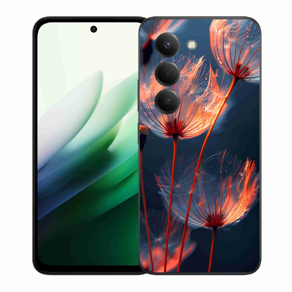 Gélový kryt mmCase na Xiaomi Redmi 15 5G (169mm) - svetielkujúce páperie