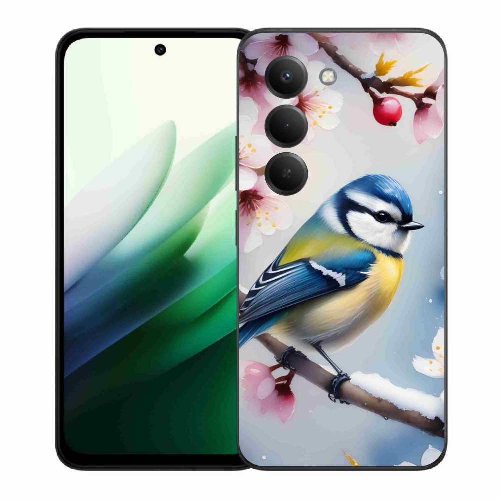 Gélový kryt mmCase na Xiaomi Redmi 15 5G (169mm) - sýkorka