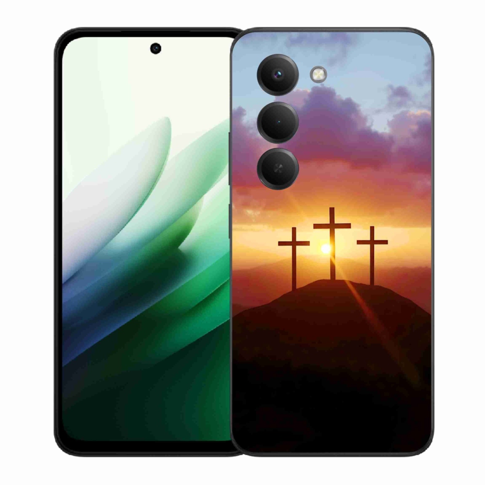 Gélový kryt mmCase na Xiaomi Redmi 15 5G (169mm) - tri kríža